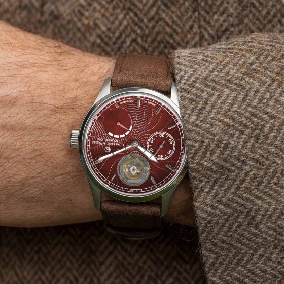 Montre automatique « Tourbillon » Rouge