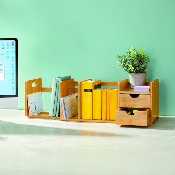 Étagère extensible en bambou 
