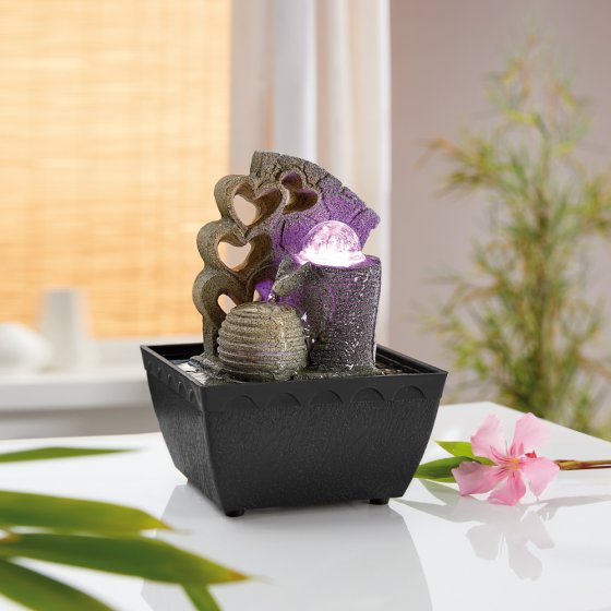 Fontaine d’intérieur à LED 