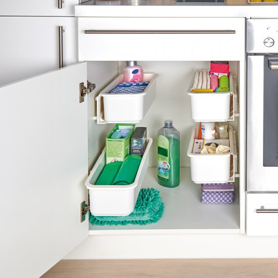 Uitschuifbaar opbergvak, 2-delig 