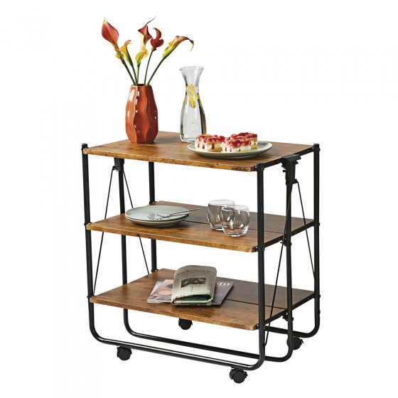 Chariot de service pliable 