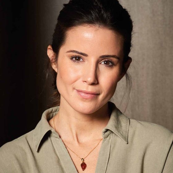 Chaîne avec pendentif en ambre 