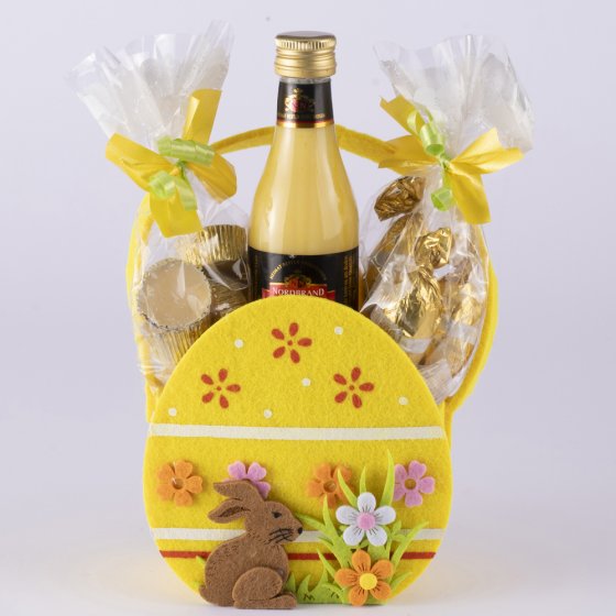 Sac cadeau avec liqueur aux œufs 