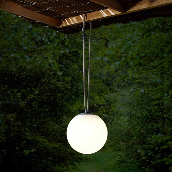 Lampe solaire sphérique à suspendre 