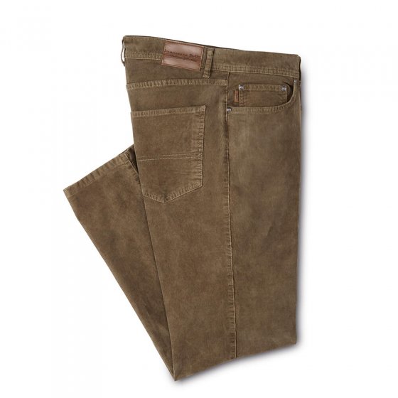 Pantalon tendance en velours côtelé 30 | Anthracite