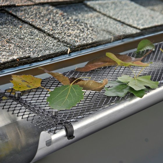 Bescherming van dakgoten 