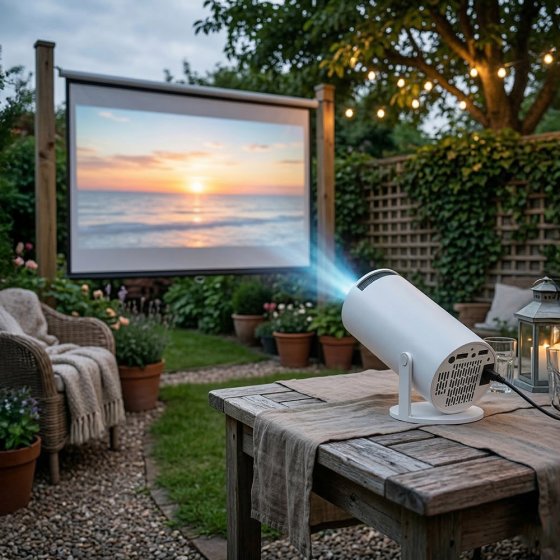 Mini projecteur sur pied 