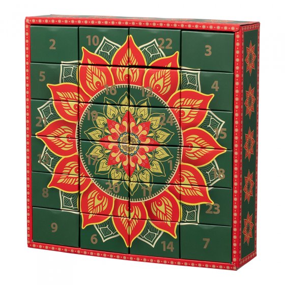 Adventskalender, geurkaarsen 