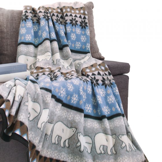 Couverture douillette avec manches 