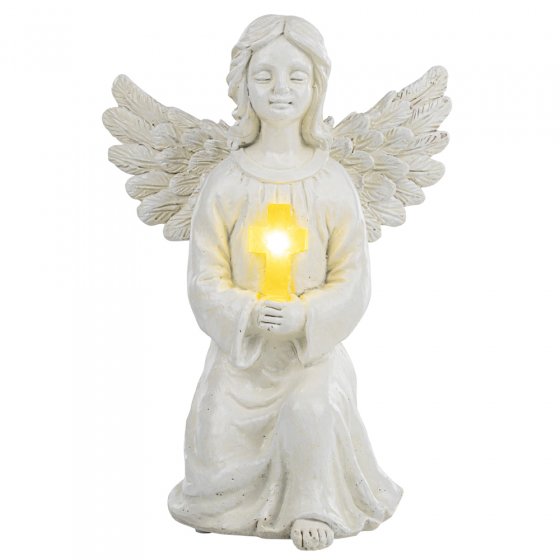 Ange solaire avec croix lumineuse 