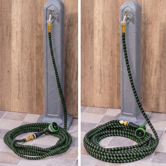 Flexibele tuinslang met snelkoppelingen 