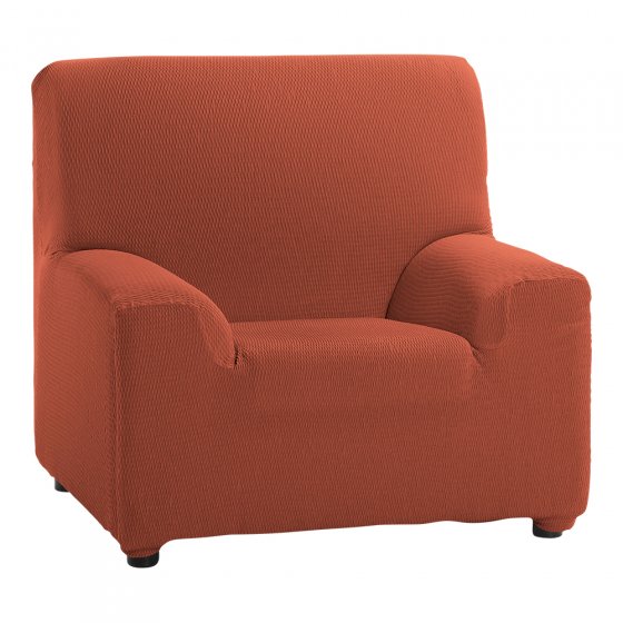 Housse élastique pour fauteuil Marron