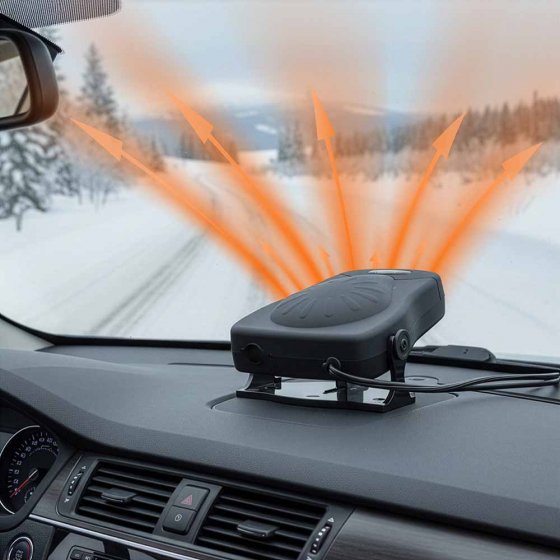 Compacte 12V-autoventilator 