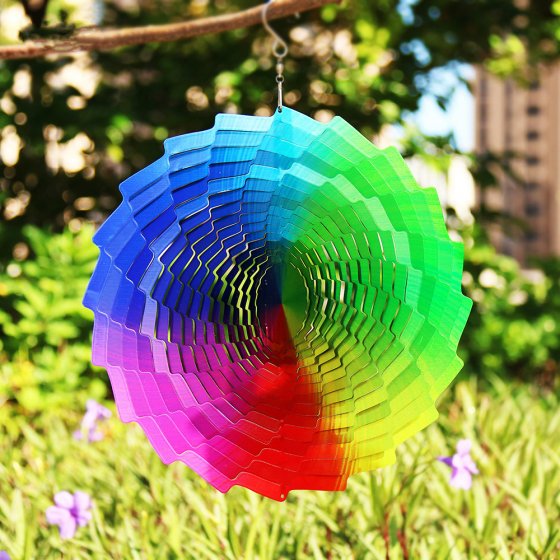 Hangend windgong "Regenboogfontein" 