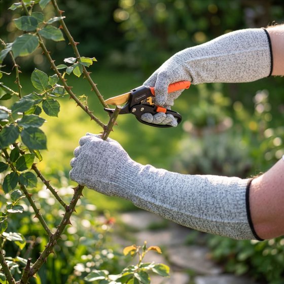 Gants de jardinage à manches longues (1 paire) 