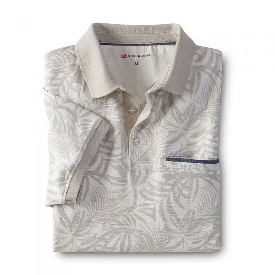 Polo avec motif imprimé moderne 