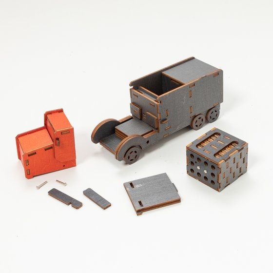 Puzzel-cadeautruck „Levering“ 