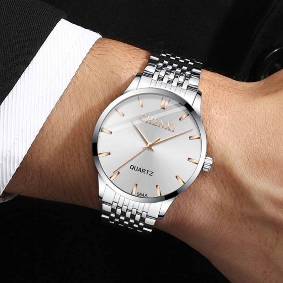 Plat herenhorloge 