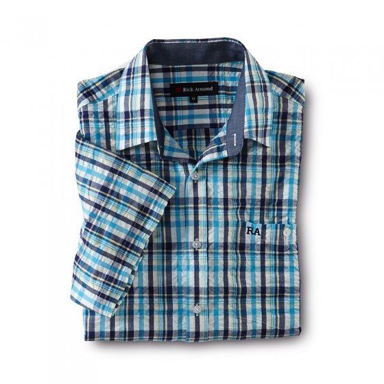 Chemise maritime en seersucker 