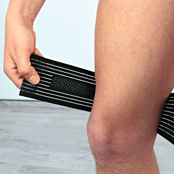 Genouillère avec revêtement antidérapant 