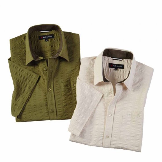 Chemise en seersucker de coton 