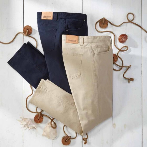 Pantalon stretch en coton 