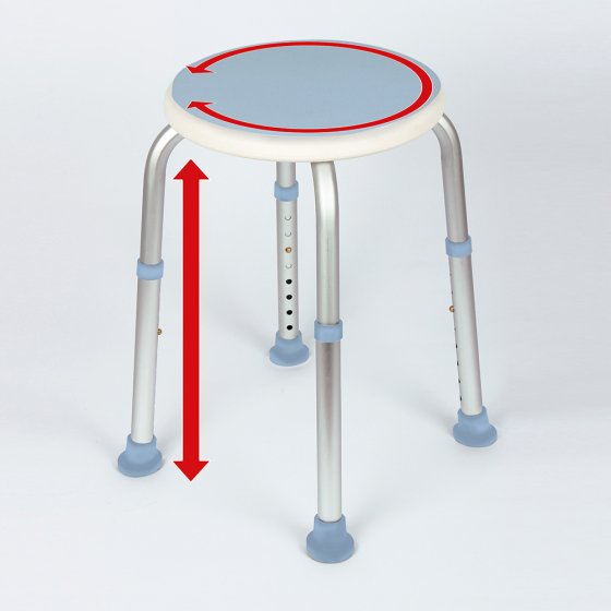 Tabouret de douche confort 