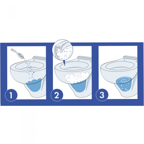 Mousse nettoyante magique pour WC 