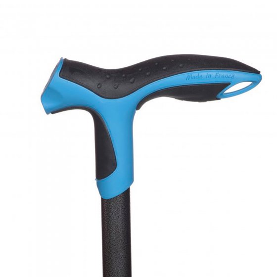Wandelstok Soft Step, blauw 