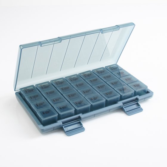 Pilulier semainier Bleu