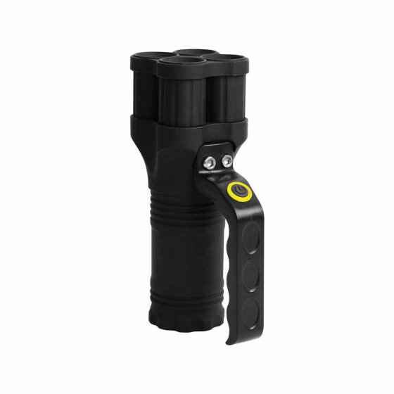 Zaklamp met 4 leds en handvat 