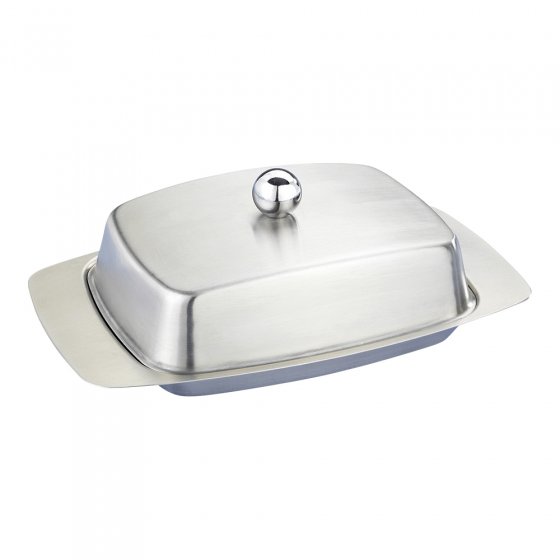 Boterhamtrommel, roestvrij staal 