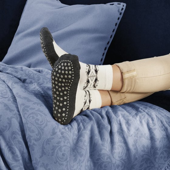 Angora antislipsokken 