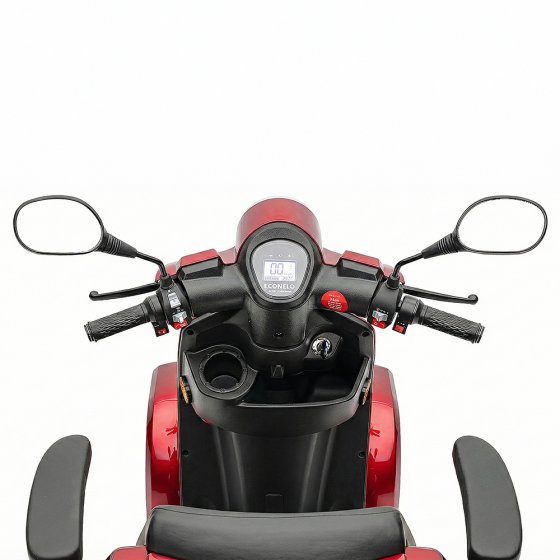 E-Mobile VENEZIA, 4 roues, batterie au lithium Rouge