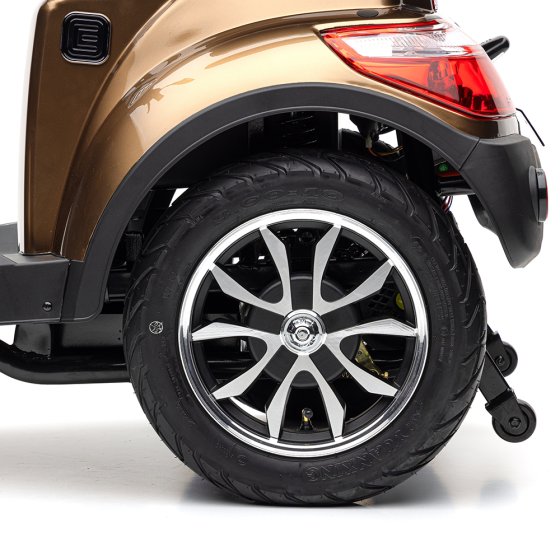 E-Mobile VENEZIA, 4 roues, batterie au lithium Marron