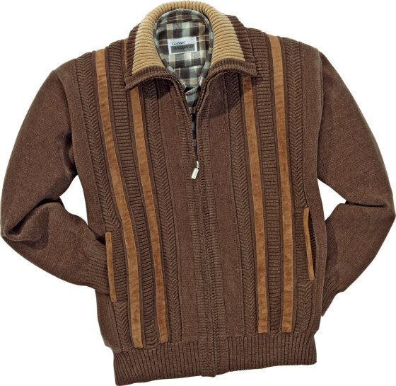 Blouson en maille chenille 