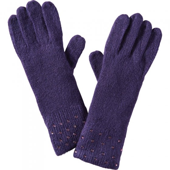 Handschuhe,Strick,Strass,schwa 