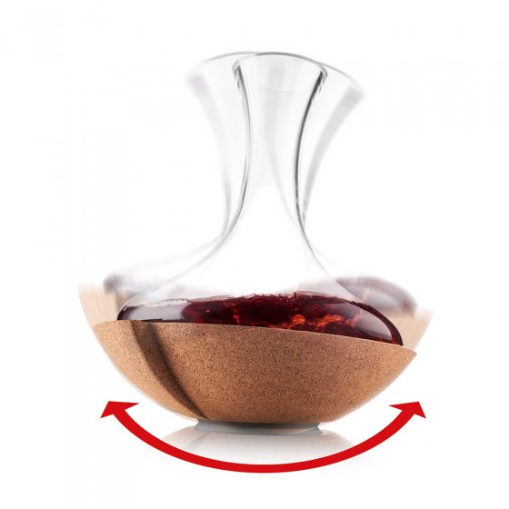 Cirkelvormige decanteerkaraf 