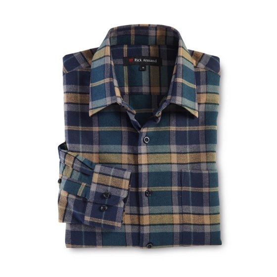 Chemise en flanelle de coton 