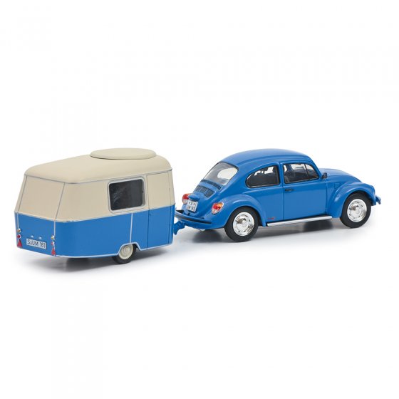 Coccinelle VW 1600i avec caravane 