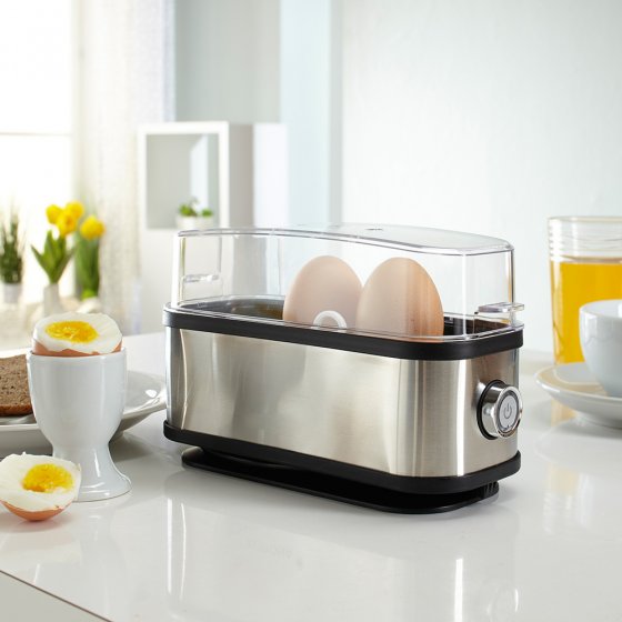 Compacte eierkoker voor 3 eieren 