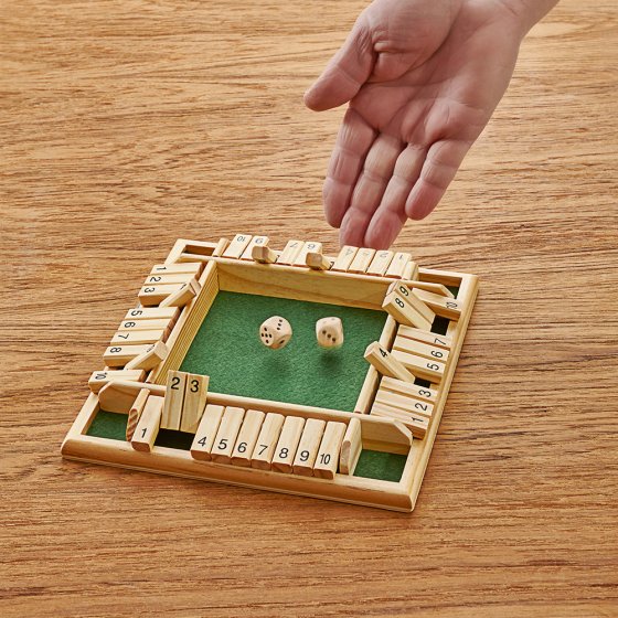 Houten omlegspel voor vier 