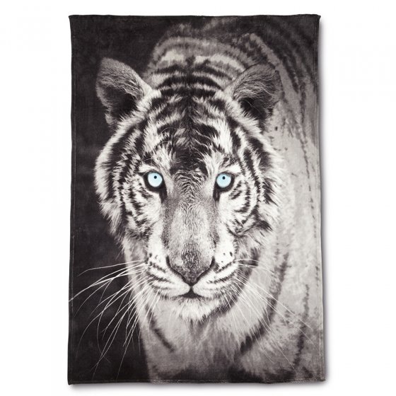 Couverture d'intérieur à motif de tigre photoréaliste 