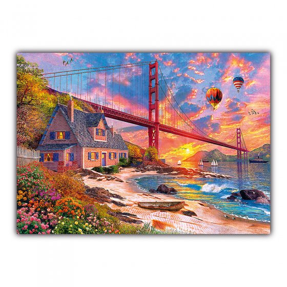 Houten puzzel ’Zonsondergang’ 