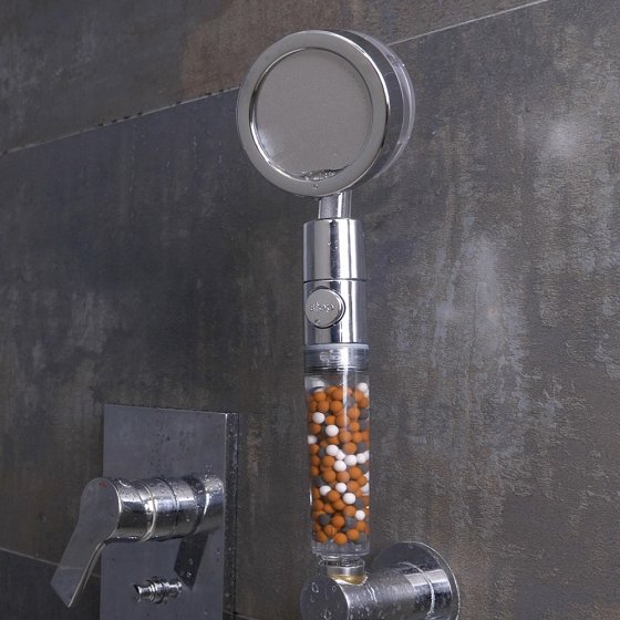 Douchekop met mineraalfilter 
