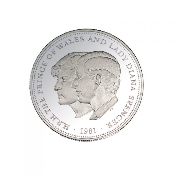 1 couronne mariage Prince Charles  &  Lady Diana 