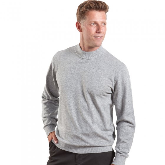 Pullover à col montant 