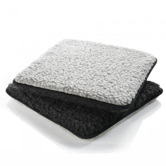 Stoelkussen van scheerwol in een set van 2 