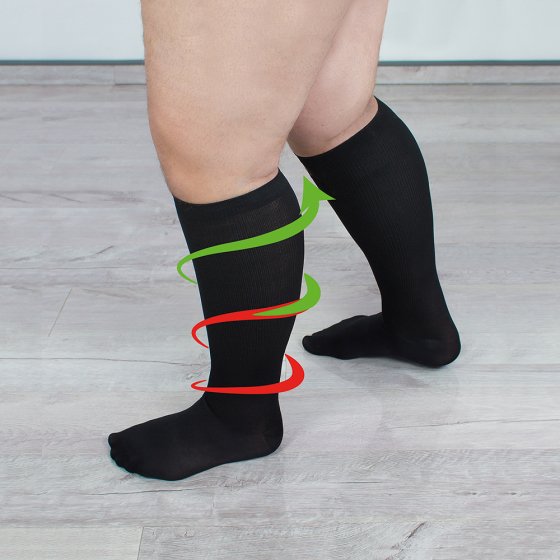 Chaussettes de contention voyage XXL 