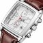 Retro herenhorloge met leren band - 2